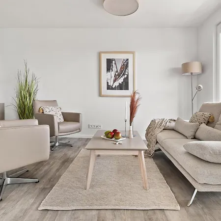 Apartment Beachwavetwo- 2og, Meerblick, Balkon, Kamin, Sauna Olpenitz