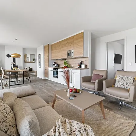 Beachwavetwo- 2og, Meerblick, Balkon, Kamin, Sauna Olpenitz