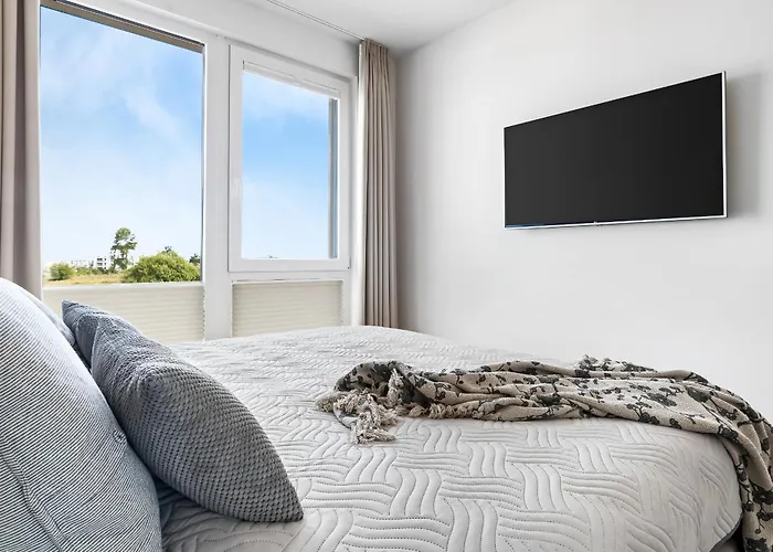 Appartement Beachwavetwo- 2og, Meerblick, Balkon, Kamin, Sauna *