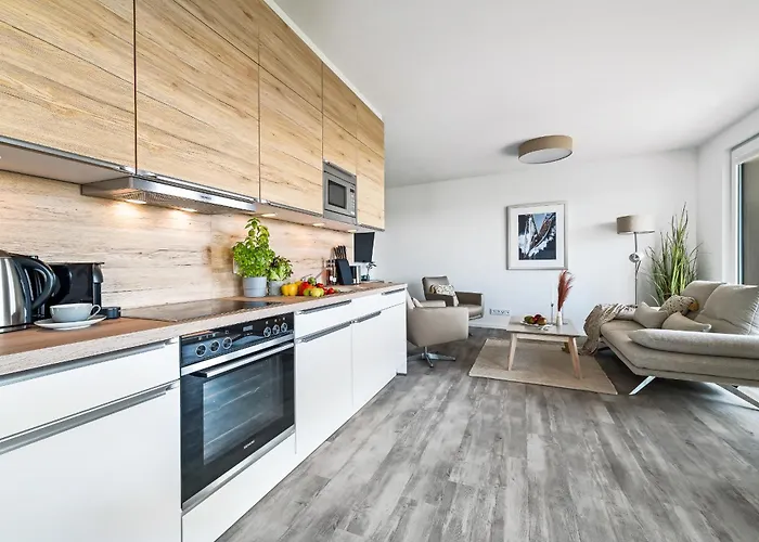 Beachwavetwo- 2og, Meerblick, Balkon, Kamin, Sauna * Olpenitz