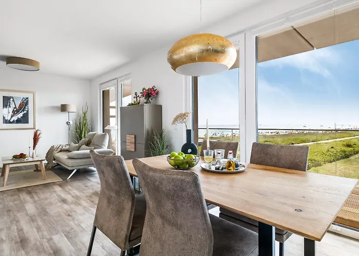 Beachwavetwo- 2og, Meerblick, Balkon, Kamin, Sauna * Olpenitz