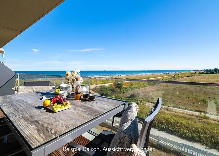 Beachwavetwo- 2og, Meerblick, Balkon, Kamin, Sauna