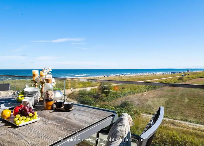 Appartement Beachwavetwo- 2og, Meerblick, Balkon, Kamin, Sauna